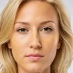 Mujer que necesita tratamientos faciales por maltrato solar y deshidratación causados por el verano